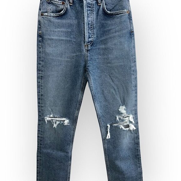Aritzia Agolde Limited Edition Riley High Rise Ankle Length Jeans size 24 NWOT - Picture 6 of 8